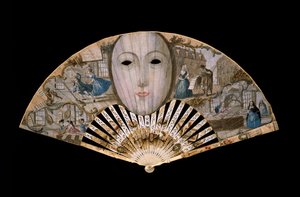 Ventaglio a maschera da Unbekannt Unbekannt